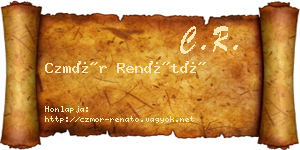 Czmór Renátó névjegykártya